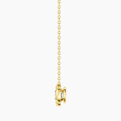 Fiorenne 2 Carat Round Moissanite Blossom Pendant Necklace