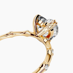 Wilma Heart Cut Moissanite Ring