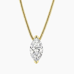 Marquise-cut Moissanite Necklace