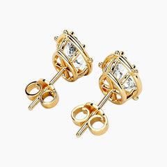 Fleuréa Pear Moissanite Stud Earrings