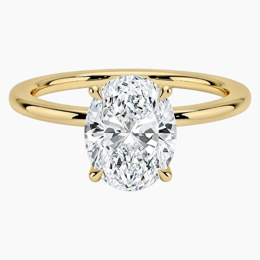 Luise Classic Oval Solitaire Lab-Grown Diamond Ring