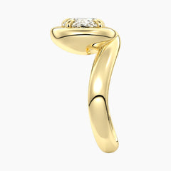 Évrelle 2 Carat Oval Chunky Sculptural Moissanite Ring