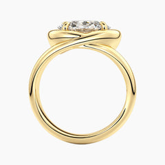 Évrelle 2 Carat Oval Chunky Sculptural Moissanite Ring