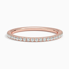 Ballad Three-Quarter Coverage Lab Moissanite Ring