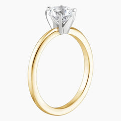 Aurelia Duet 1 Carat Round Moissanite Ring Set