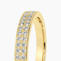 Lunévia Pavé Moissanite Eternity Band