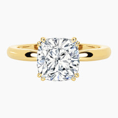 Velliane 3.5 Carat Cushion Double-Claw Moissanite Ring