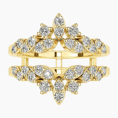 Éloriane Double Crown Moissanite Ring