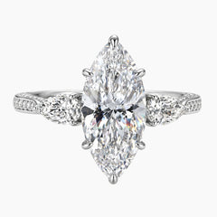 Eternal Radiance Marquise Moissanite Ring