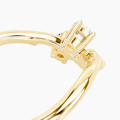 The Toi et Moi Branch 1ct TW Moissanite Two-Stone Ring