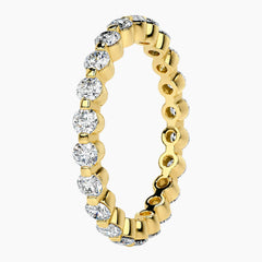 Celestia Luxe 2.3mm Moissanite Eternity Band