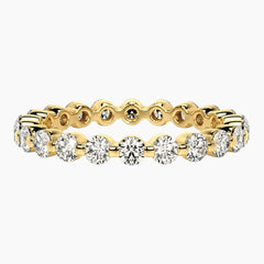 Celestia Luxe 2.3mm Moissanite Eternity Band