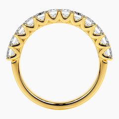 Chic 3x5mm Emerald Cut Moissanite Stacking Ring