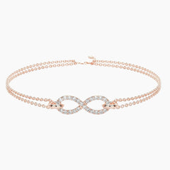 Infinity Symbol Moissanite Bracelet