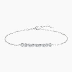 Nine Stones Moissanite Bracelet