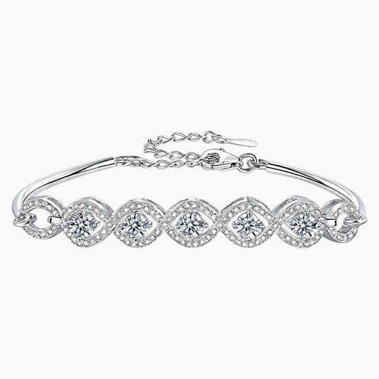 Elegant Designer Moissanite Bracelet