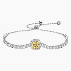 Champagne Gypsophila Moissanite Bracelet