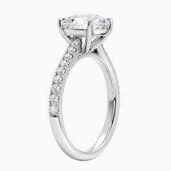 Oval Moissanite Stacking Ring Set