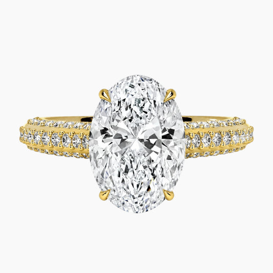 Vivienne Oval 2CT Moissanite Luxury Ring