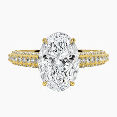Vivienne Oval 2CT Moissanite Luxury Ring