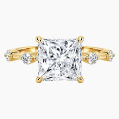 Wilma Princess Cut Moissanite Ring