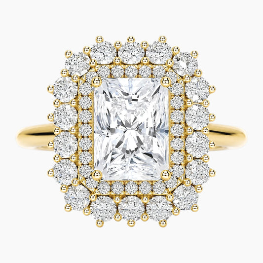 Éclat Lumière 2 Carat Radiant Cut Moissanite Ring