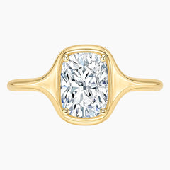 Lumière Éternel 2 Carat Elongated Cushion Moissanite Solitaire Ring