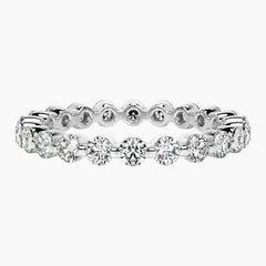 Celestia Luxe 2.3mm Moissanite Eternity Band