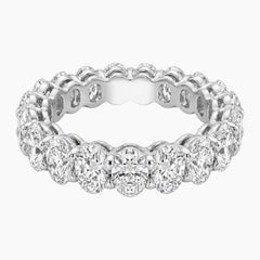 Gilded Cascade Oval Cut Moissanite Statement Ring