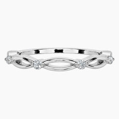 Laina Round Moissanite Ring