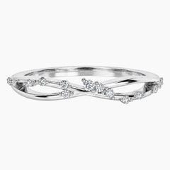 Ausha Round Moissanite Ring