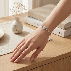 Elegant Square Moissanite Bracelet