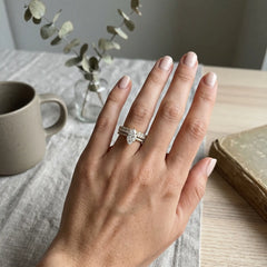 Stellar Mirage Haute Radiant-Cut Eternity Band
