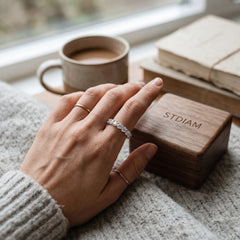 7 Stones Moissanite Ring