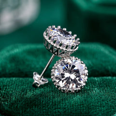 Designer Moissanite Stud Earrings
