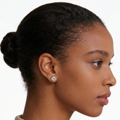 Crown Moissanite Stud Earrings