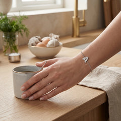 Bridget Letter Moissanite Bracelet