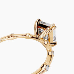 Wilma Asscher Cut Moissanite Ring