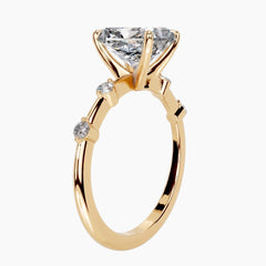 Wilma Radiant Cut Moissanite Ring