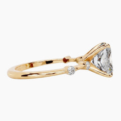 Wilma Radiant Cut Moissanite Ring