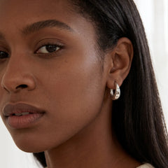 Ring Buckle Moissanite Stud Earrings