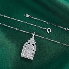 Door of Happiness Moissanite Necklace