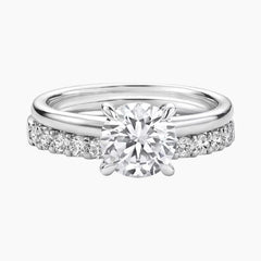 Stackable Moissanite Ring Set