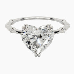 Wilma Heart Cut Moissanite Ring