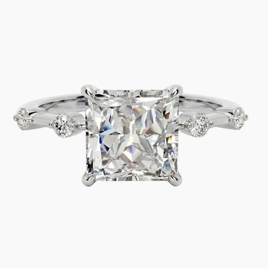 Wilma Princess Cut Moissanite Ring