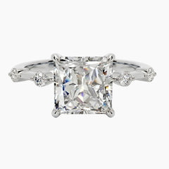 Wilma Princess Cut Moissanite Ring