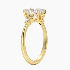 Vintage Meadow Oval Moissanite Ring