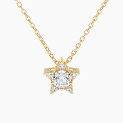 Luxury Luminous Star Moissanite Necklace