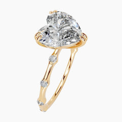 Wilma Heart Cut Moissanite Ring