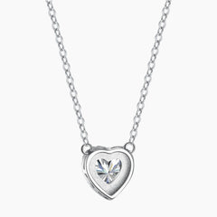 Lumina Radiant Heart Moissanite Pendant Necklace